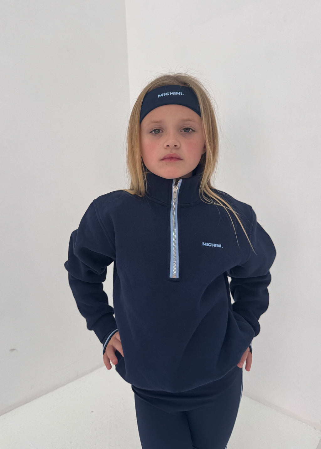 Frosted Navy Fleece