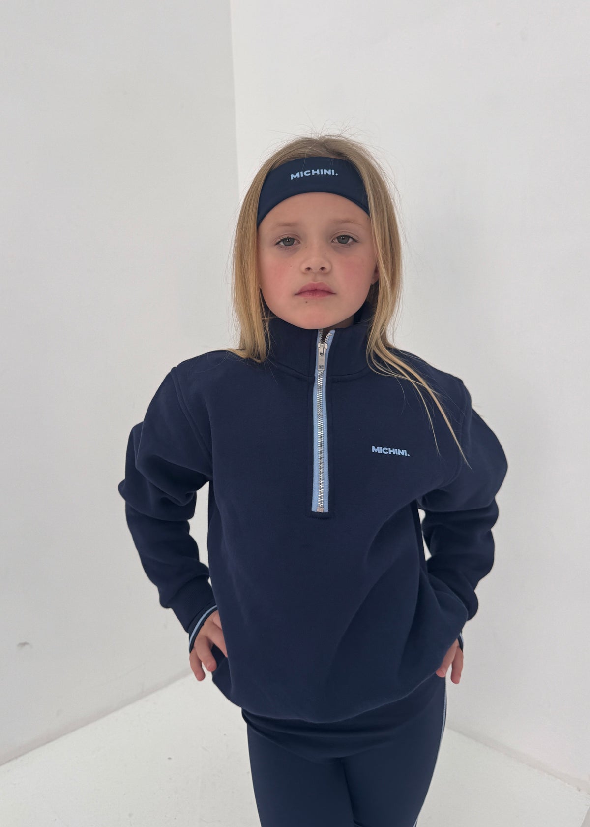 Frosted Navy Fleece